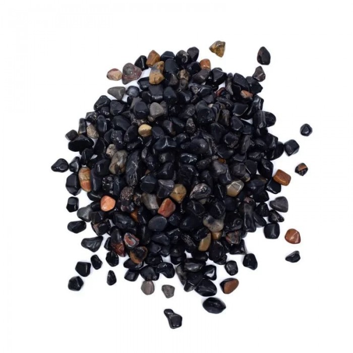 Μαύρος Όνυχας μίνι Βότσαλα 100gr - Black Onyx Βότσαλα - Πέτρες (Tumblestones)